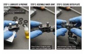 How To Rivet A Motorcycle Chain
