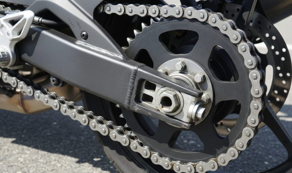 Chaînes et pignons de motos