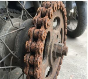 Motorcycle Chain Rust: Removal, Causes, and Pre...