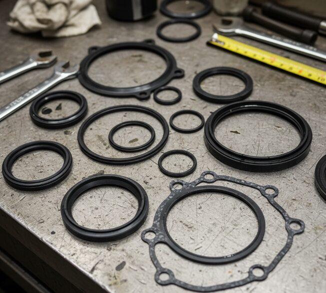 Joints en caoutchouc pour motos