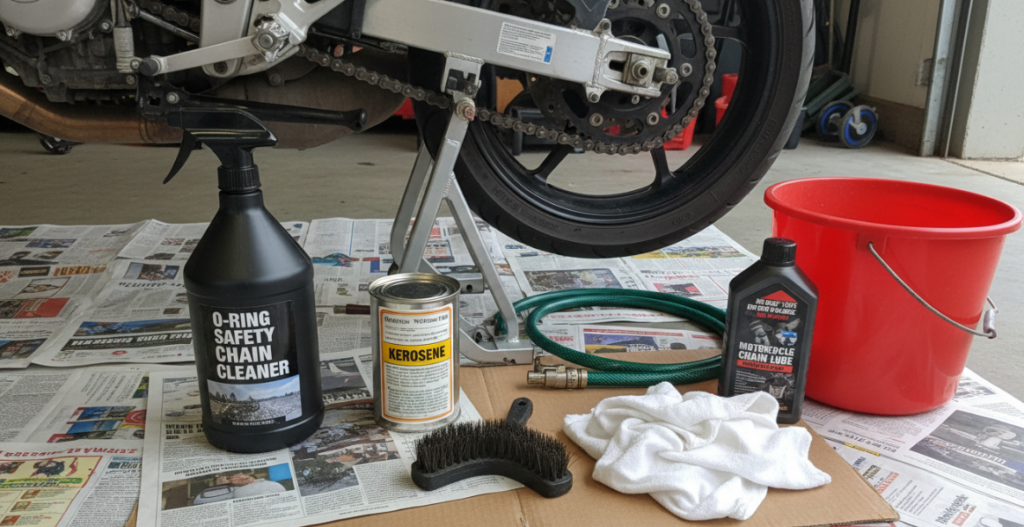 How To Degrease A Motorcycle Chain
