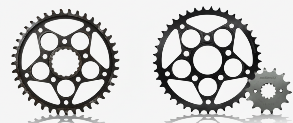 Severely Worn Sprocket