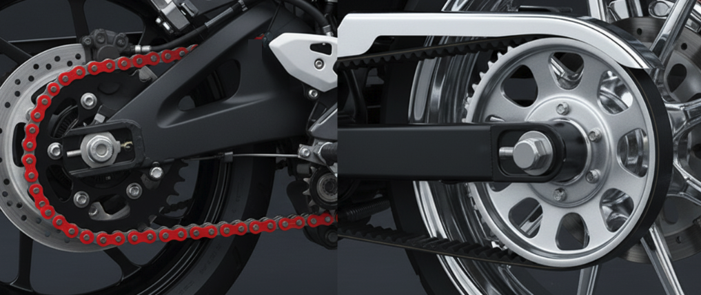 Motorcycles with Different Transmission Types
