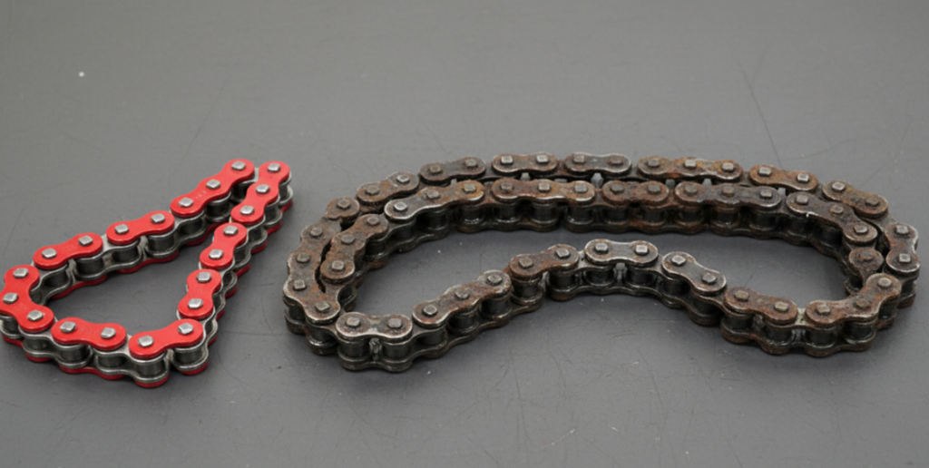 Comparison of old and new chains