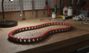 ¿Qué hace una cadena en una moto?