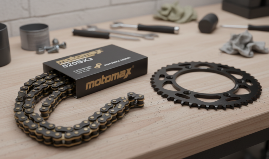 Cómo sustituir una cadena de moto